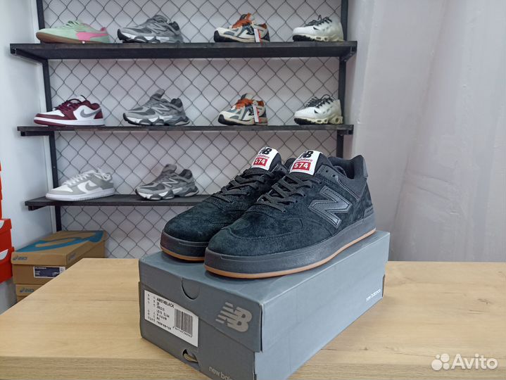 Мужские кроссовки New Balance AM574Black (р 45)