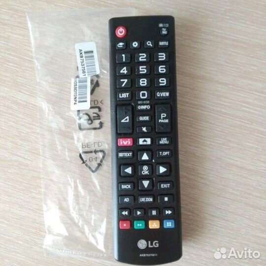 Пульт для телевизора LG смарт AKB75095312