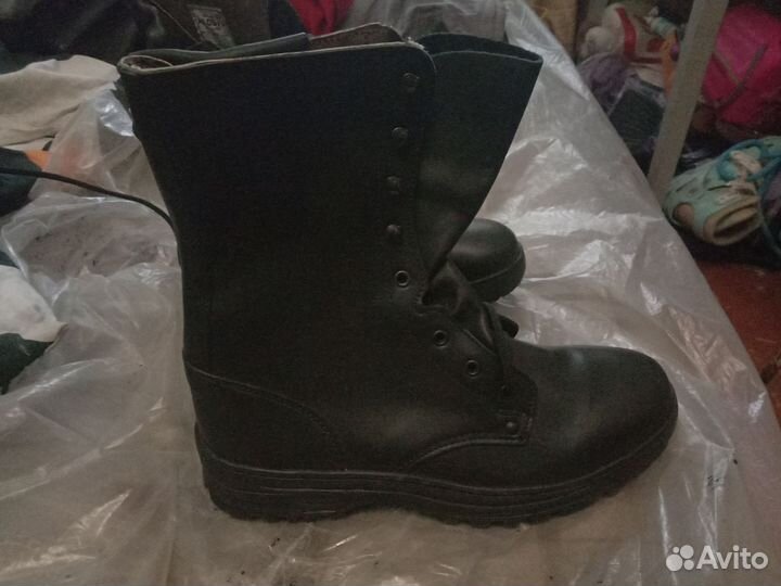 Берцы тактические, демисезонные из натурал. кожи