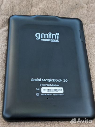 Электронная книга gMini magicbook z6