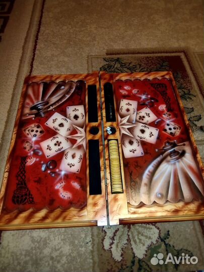 Нарды резные,ручной работы,Джокер