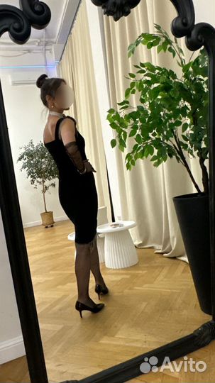 Праздничное черное платье