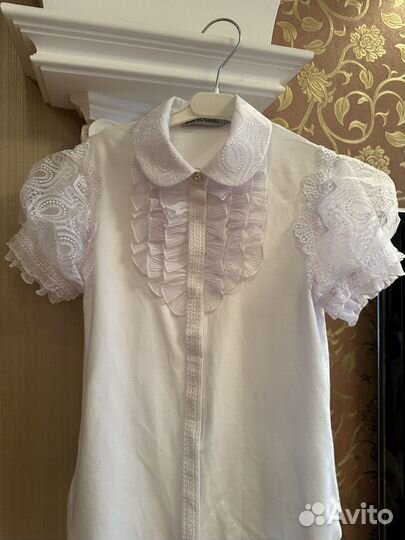 Школьные блузки для девочки 146 152