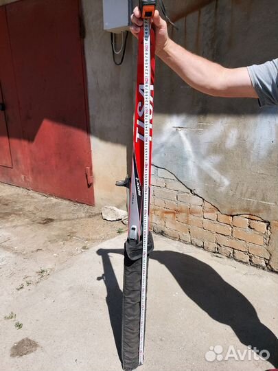 Лыжи фирмы Tisa и Fischer + детские ботинки