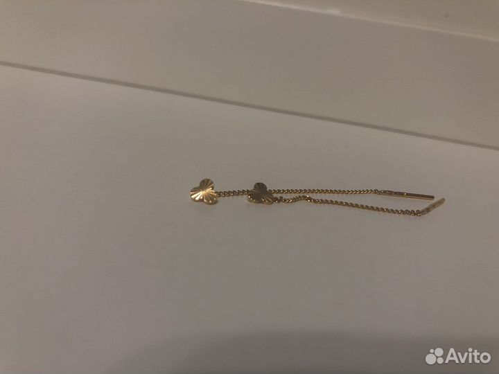 Золотые серьги