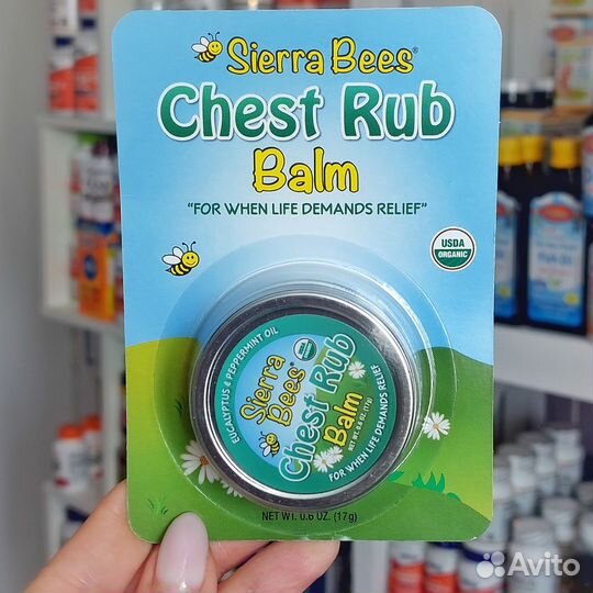 Бальзам для втирания в грудь Sierra Bees айхерб