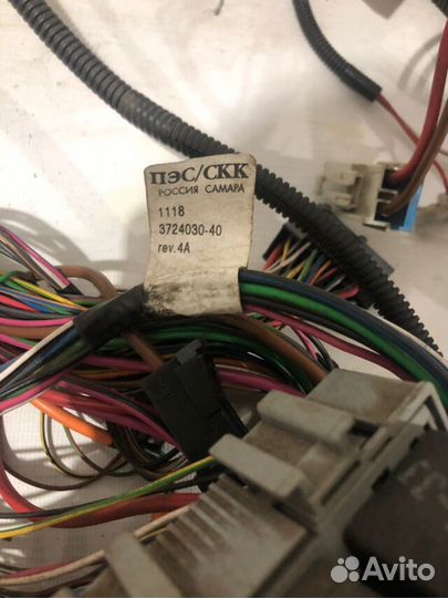 Проводка под торпеду ваз (LADA) kalina sedan 1.4 М