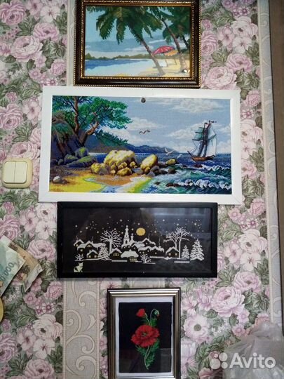 Картины, вышитые крестиком