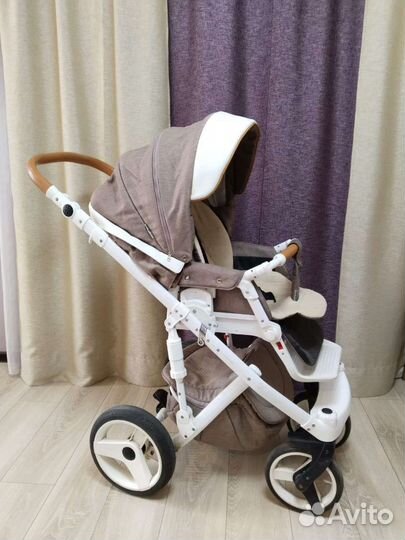 Коляска 3 в 1 Adamex Monte Carbon