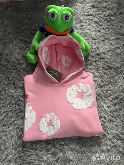 Худи Denim tears розовая