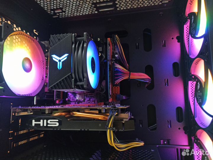 Игровой пк 16ядер/rx580 8gb/DDR4 16gb /SSD 512gb