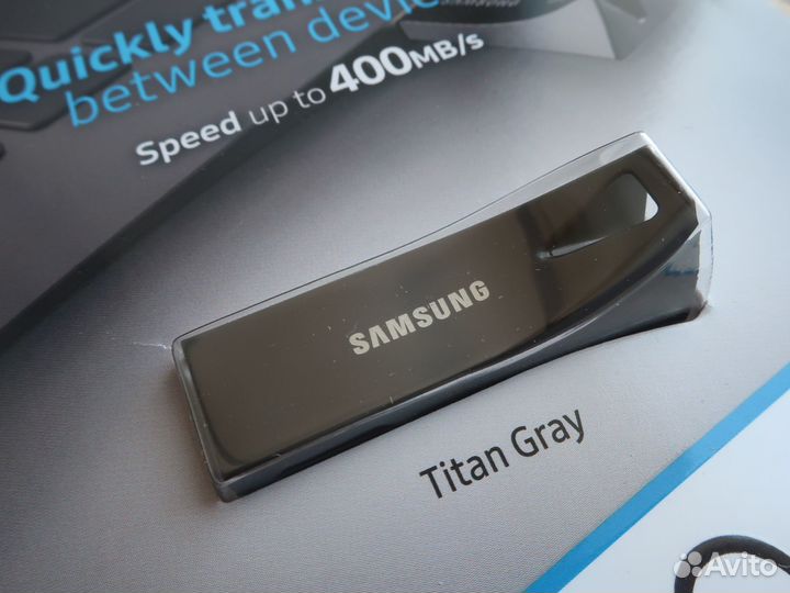 USB Flash Samsung Bar Plus MUF-256 Гб, 400 мб/с
