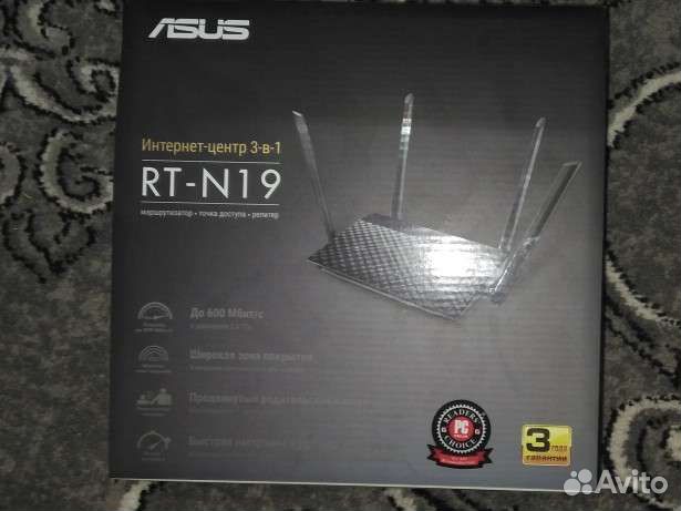 Wifi роутор asus RT-N19
