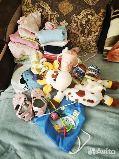 Детские вещи пакетом для девочек 80 86