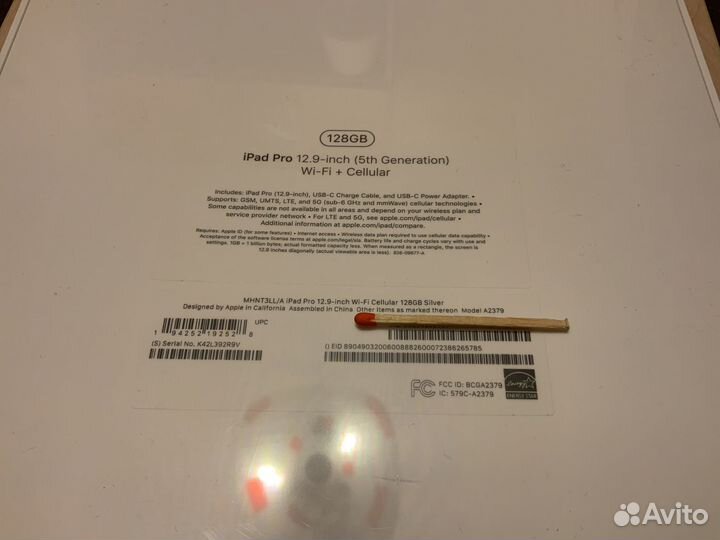 iPad pro 12,9 2021 LTE 5G 128GB