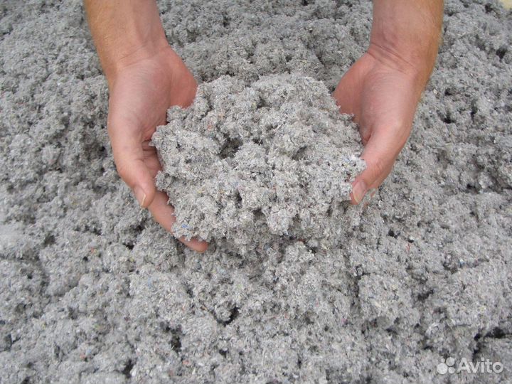 Эковата. Утепление в Раевке (услуга+материал)