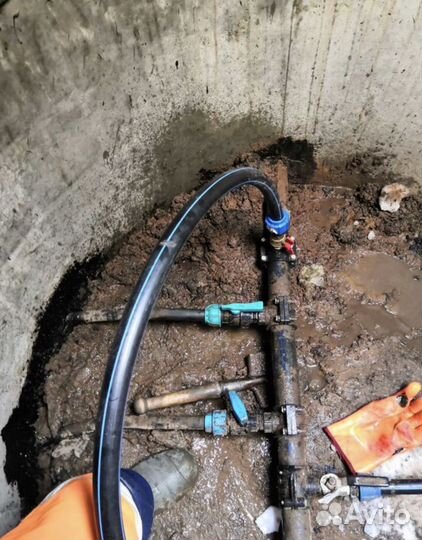 Врезка в водопровод, устранение аварий