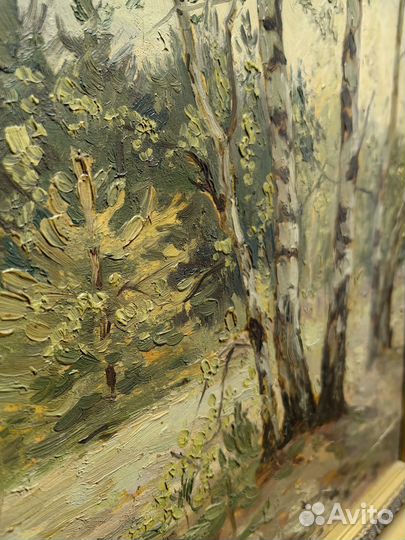 А.В. Морозов Групповые берёзки картина 1941год