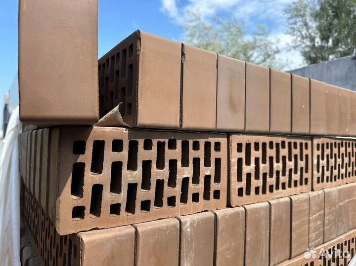 Лицевой кирпич пустотелый. Доставка и самовывоз