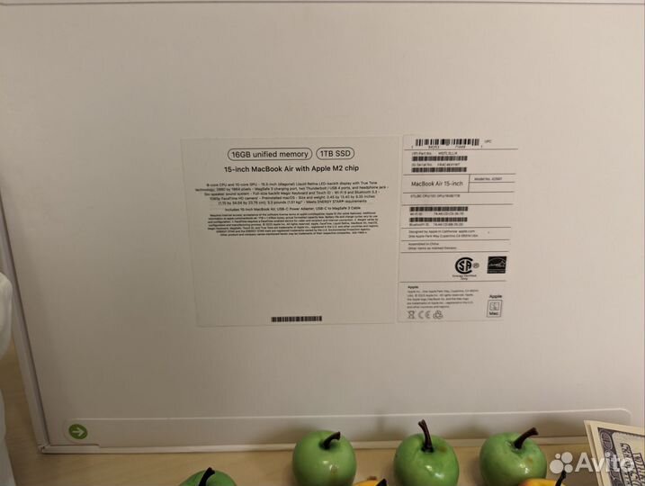 MacBook air 15 16/1tb Starlight
