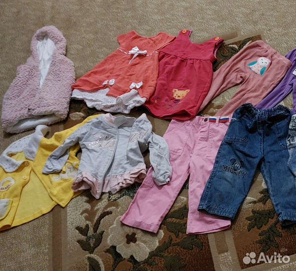 Много хороших вещей на девочку полутора лет