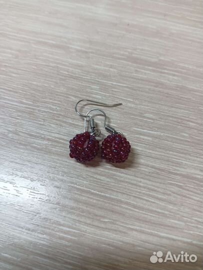 Серьги из бисера