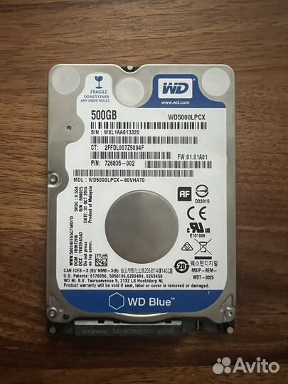 Жесткий диск Western Digital WD5000LPcx