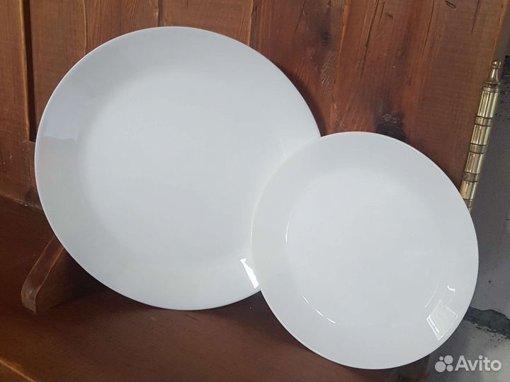 Тарелки IKEA белые