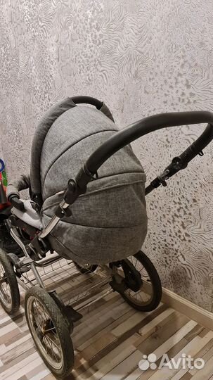 Коляска 2 в 1 универсальная Verdi серая