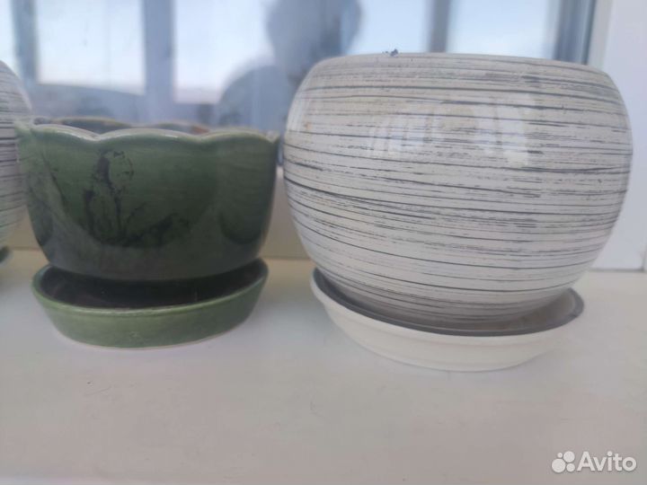 Керамические горшки