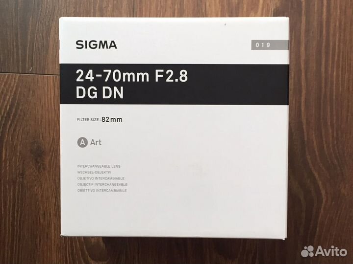 Sigma AF 24-70mm F2.8 DG DN ART Новые-Гарантия