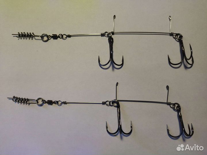 Стингер для оснащения больших силиконовых приманок