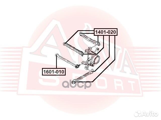 1401-020 asva сайлентблок 1401-020 asva