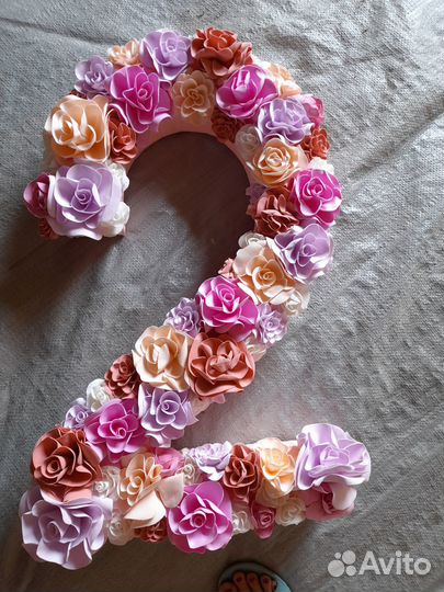 Цифра 2 на день рождения