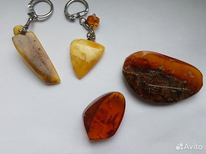 Янтарь балтийский кулон брошка брелки