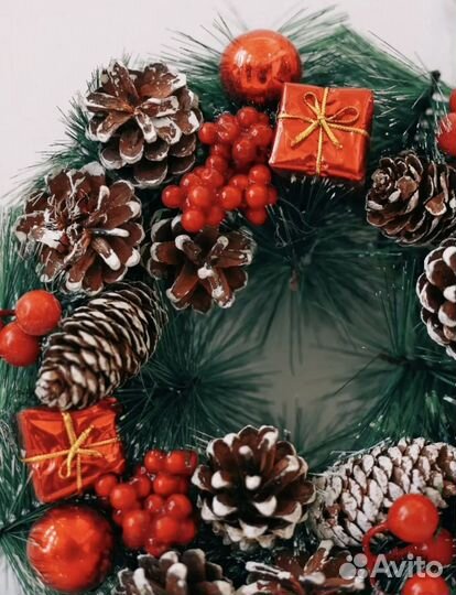 Новогодний рождественский венок
