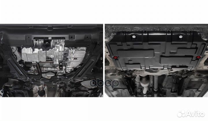 Защита картера + кпп 111.09417.1 Автоброня