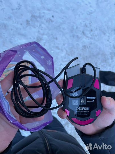 Мышь проводная A4Tech Bloody A7