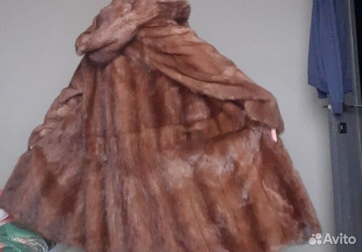 Шуба норковая орех 48-50 на перешив