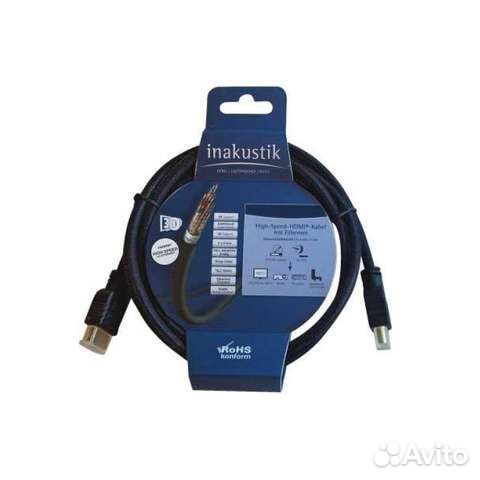 Кабель hdmi inakustik blue