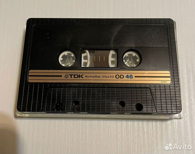 Аудиокассеты TDK OD46 б/у 1982 Япония