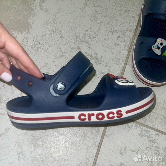 Сабо crocs для мальчика j2 33