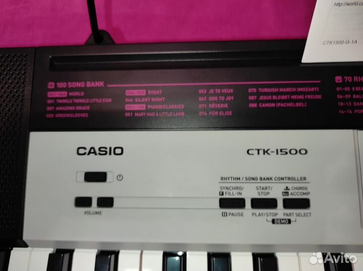 Синтезатор Casio 1500
