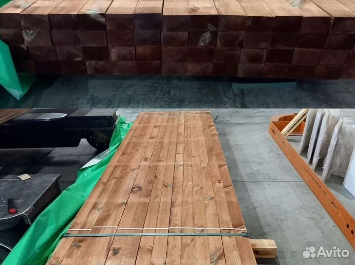 Брусок строганый 45*70*3000 мм AB импрегнированный