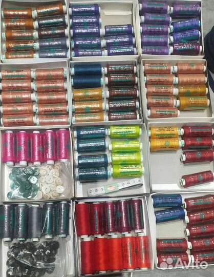 Нитки швейные