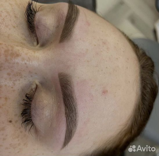 Брови перманент ламинирование окрашивание