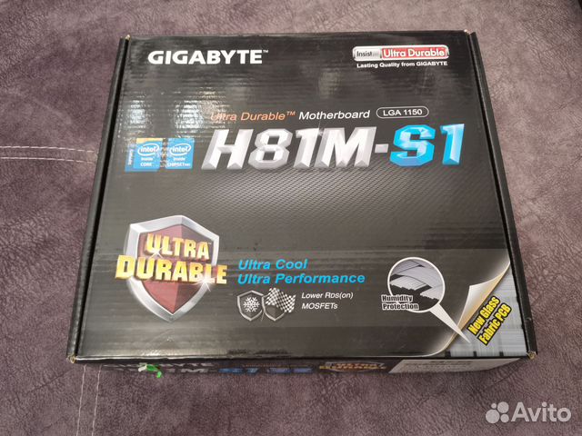 Материнская плата Gigabyte H81M-S1 купить в Москве | Электроника | Авито