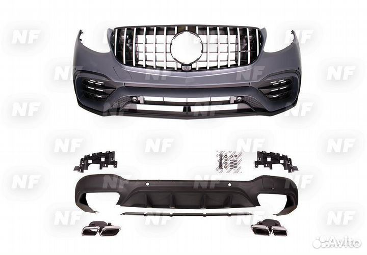 Обвес 63 AMG GT Mercedes GLC