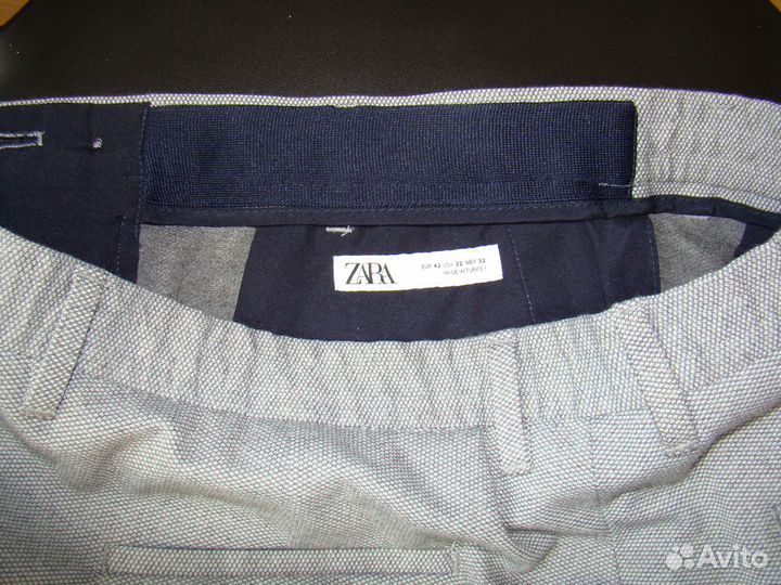 Мужские брюки Zara 42 (32) светло серые