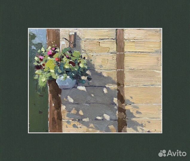 Картина маслом цветы